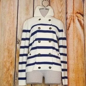 LRL Ralph Lauren Sweater cardigan Stripe Nautical